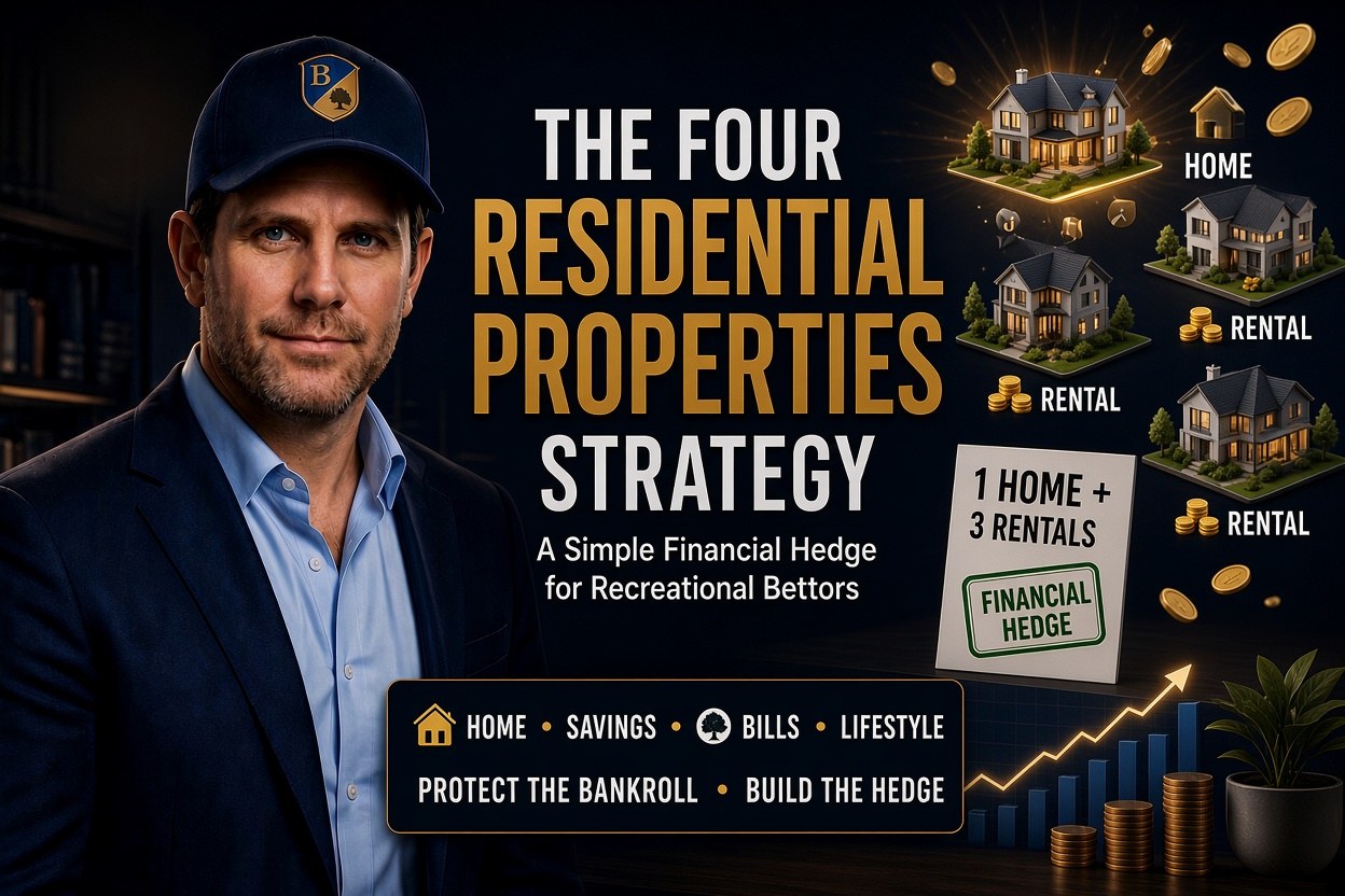 The Four Residential Properties Strategy — a simple financial hedge for recreational bettors